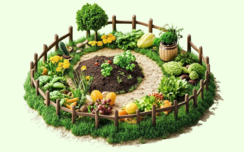 豊かな菜園のイメージ